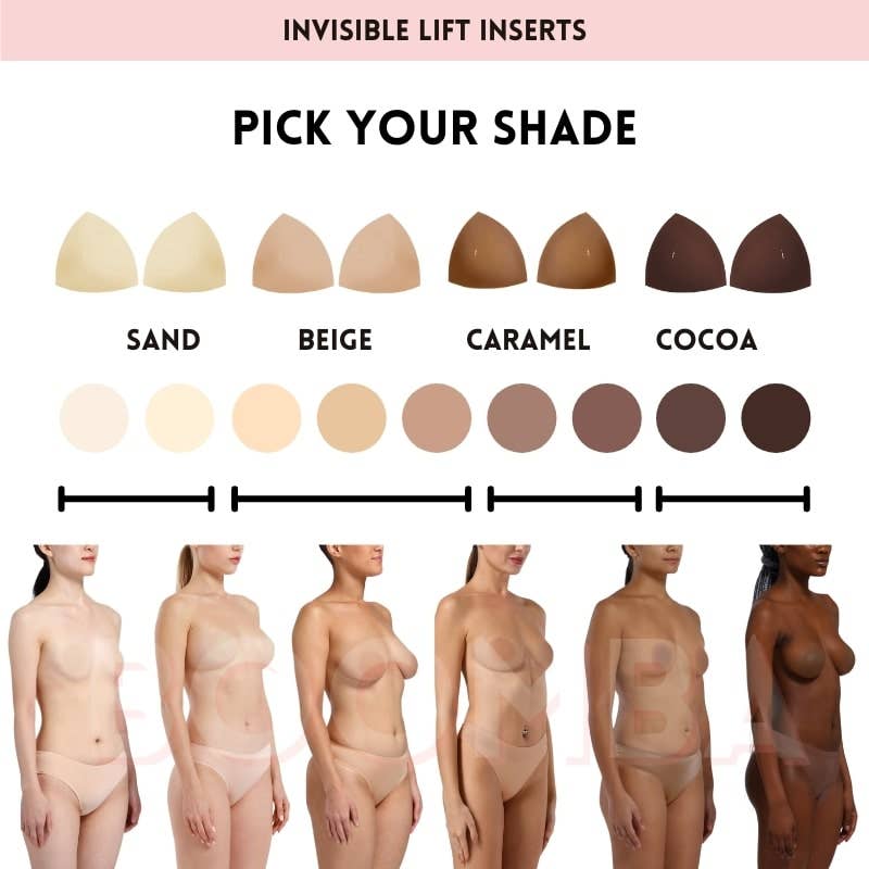 Insert Body Invisible Lift Inserts – Body by Chai Fine Lingerie Inc.
